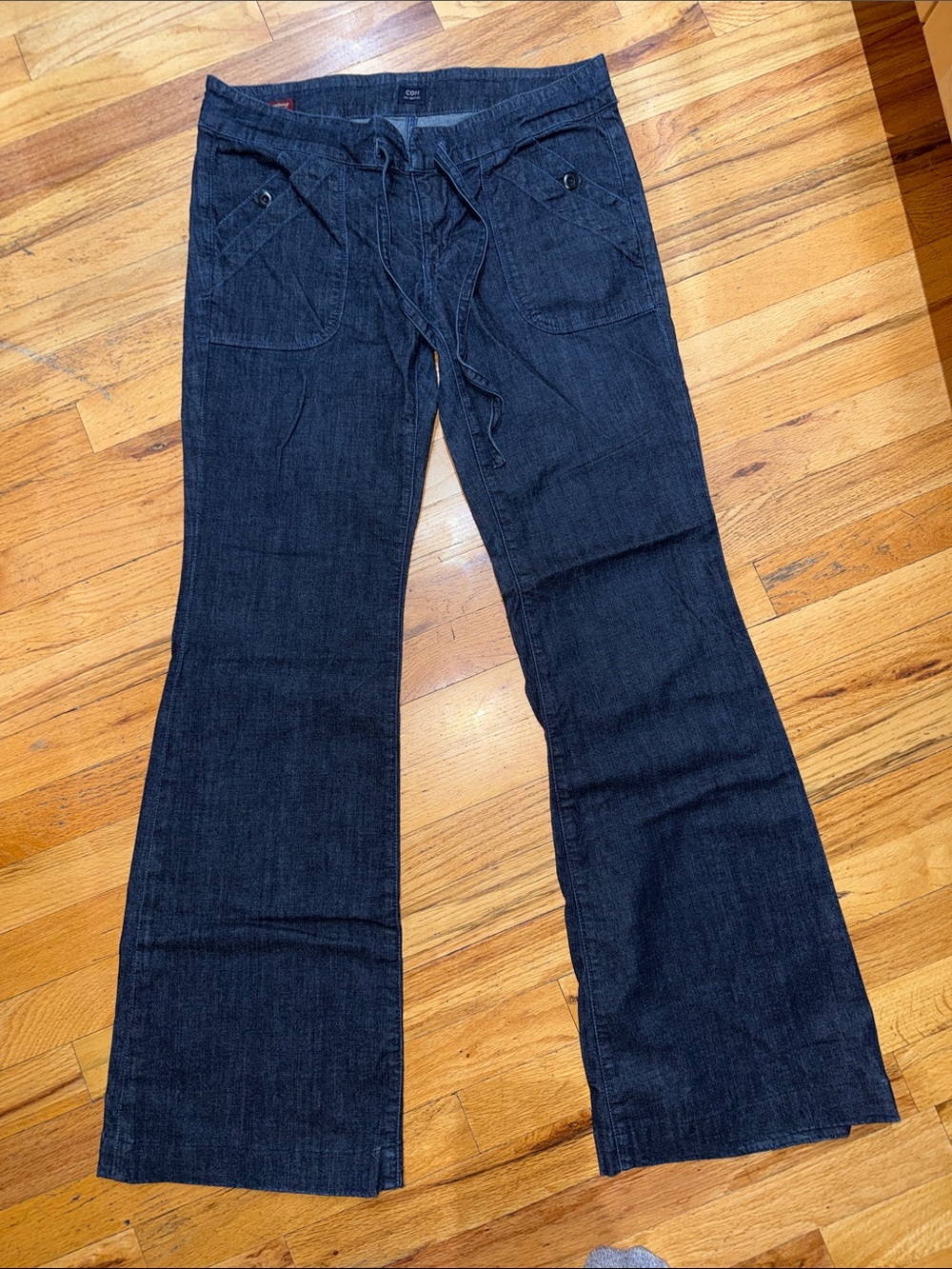 Citizens of Humanity wide leg drawstring jeans denim pants bottoms